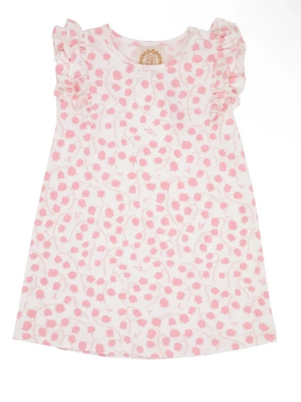 The Beaufort Bonnet Co. Girls Ruehling Ruffle Dress Boca Grande Garden 4T
